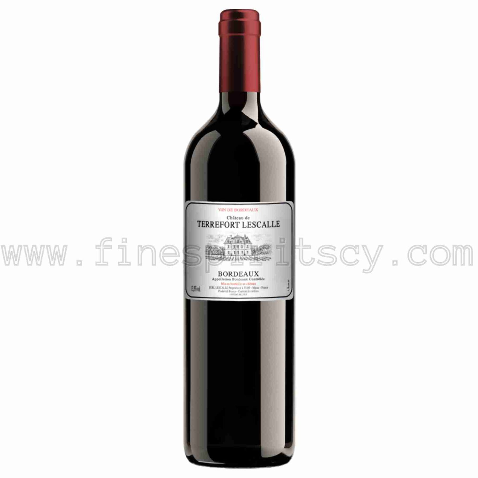 Chateau De Terrefort Lescalle 1500ml FSCY Chateau De Terrefort Lescalle 2023 Vin De Bordeaux 1500ml 150cl 1.5L magnum