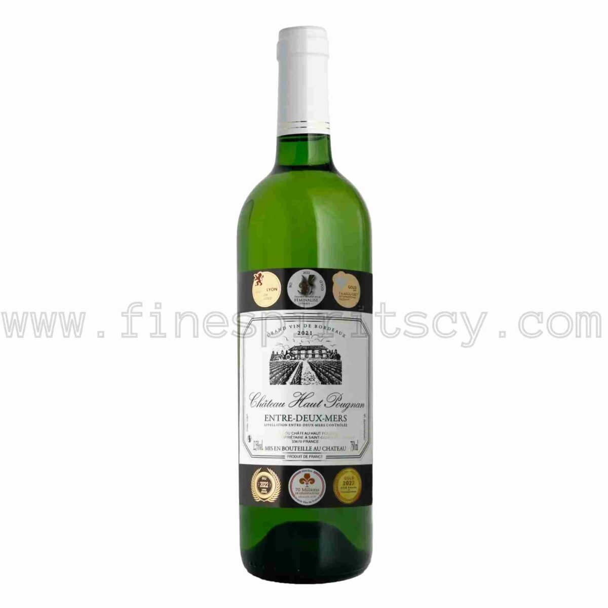 Château Haut Pougnan Entre Deux Mers Blanc White Bordeaux 750ml 75cl 0.75L