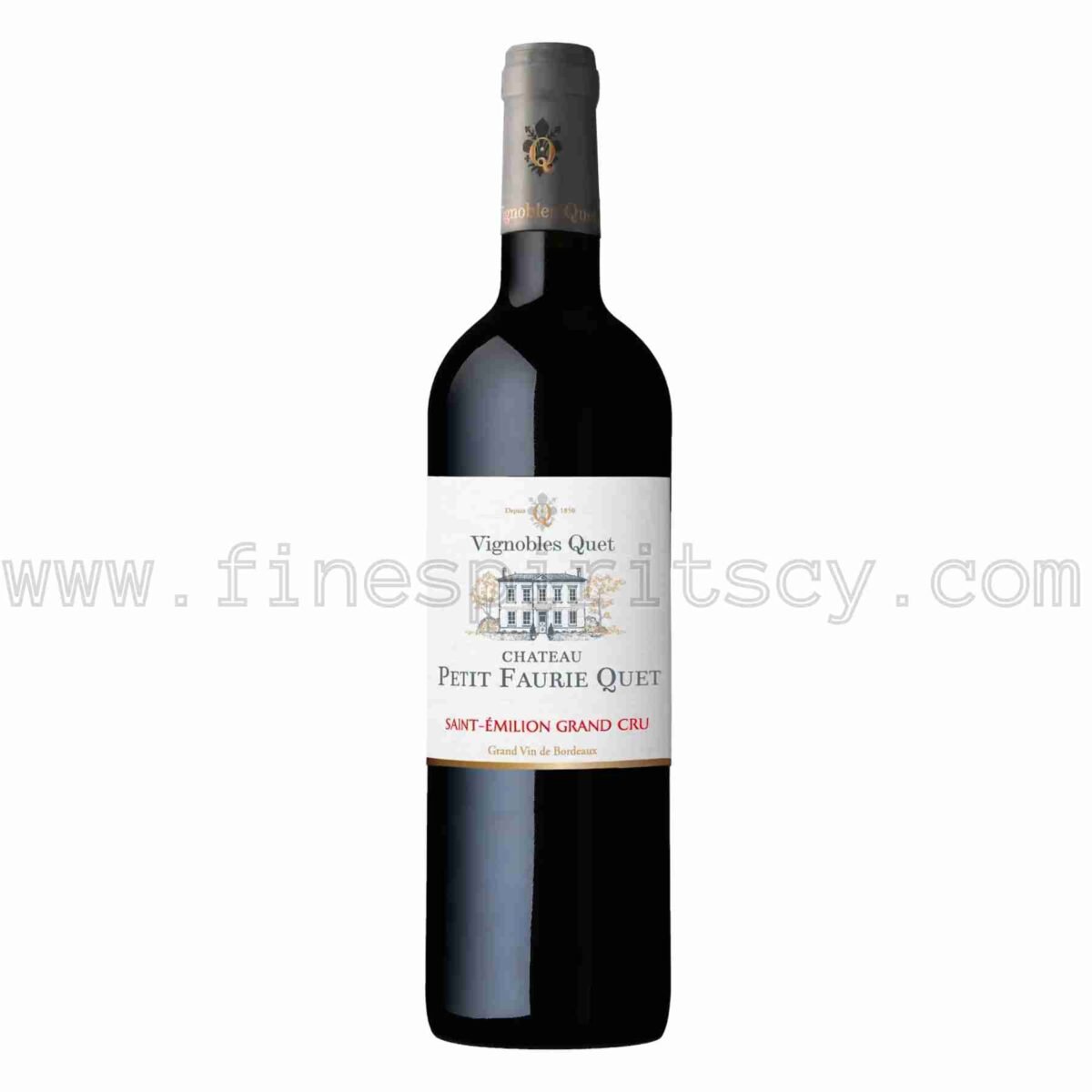 Chateau Petit Faurie Quet Saint-Émilion Grand Cru 750ml 75cl 0.75L Grand Vin de Bordeaux