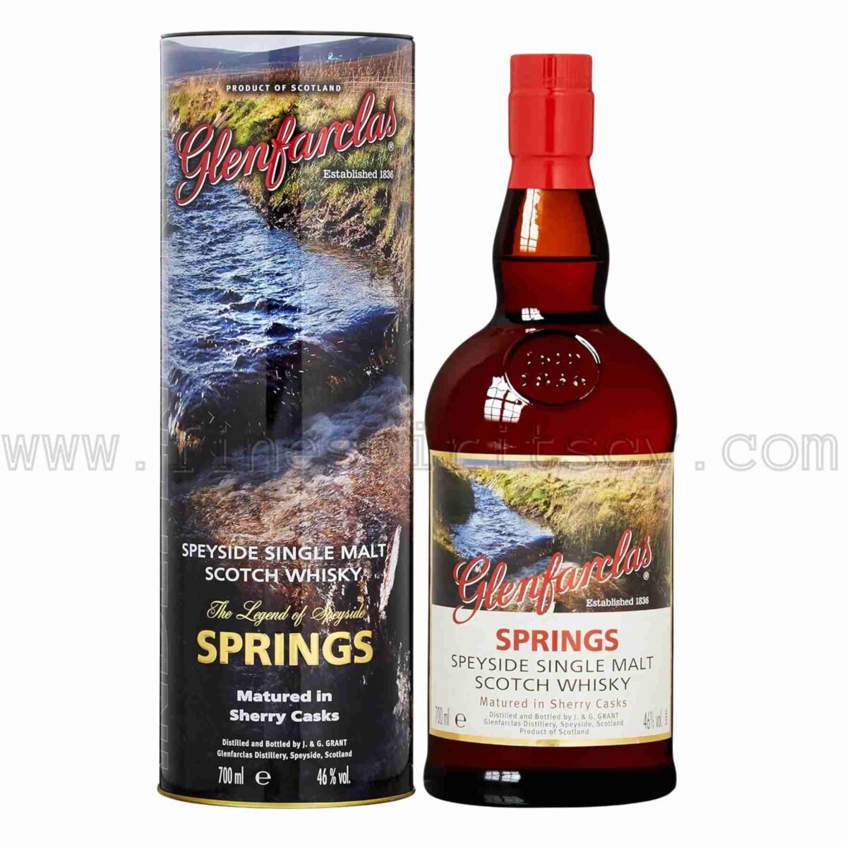 Glenfarclas Springs – The Legend of Speyside series trilogy 700ml 70cl 0.7L