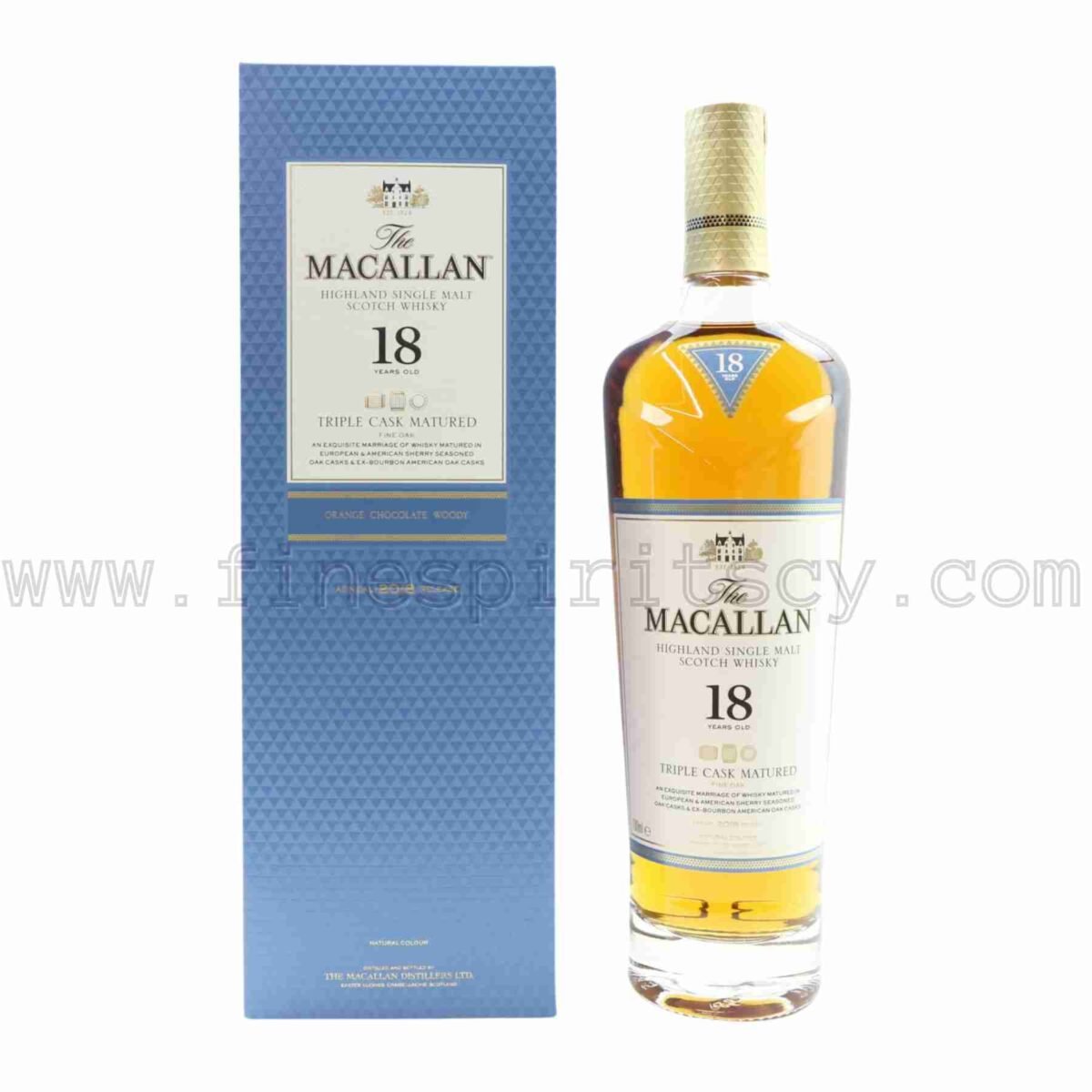 Macallan 18 Year Old Triple Cask Matured 2018 Release 700ml 70cl 0.7L