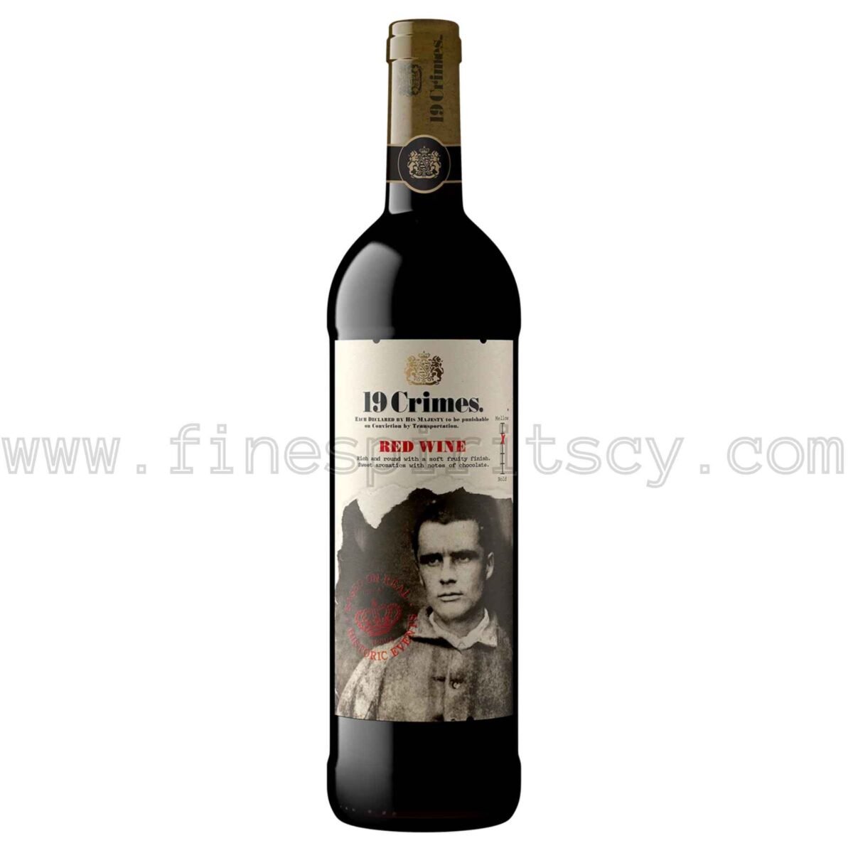 19 Crimes Red Wine 750ml 75cl 0.75L