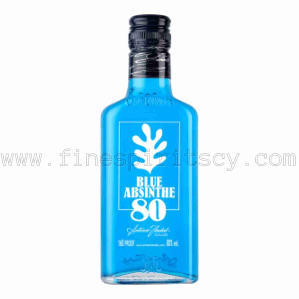 Absinthe 80 Blue Nadal 200ml 20cl 0.2L quarter size flask