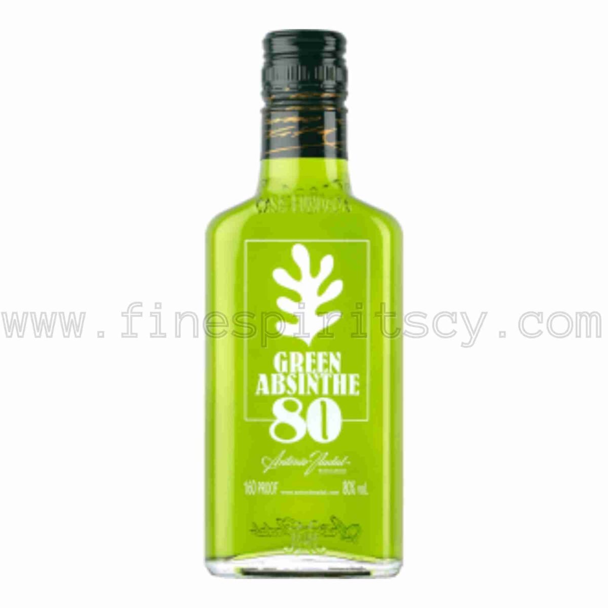 Absinthe 80 Green Nadal 200ml 20cl 0.2L quarter size flask