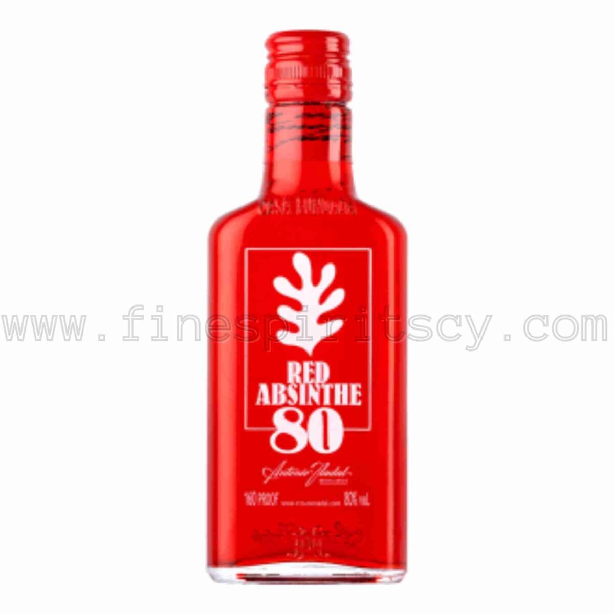 Absinthe 80 Red Nadal 200ml 20cl 0.2L quarter size flask