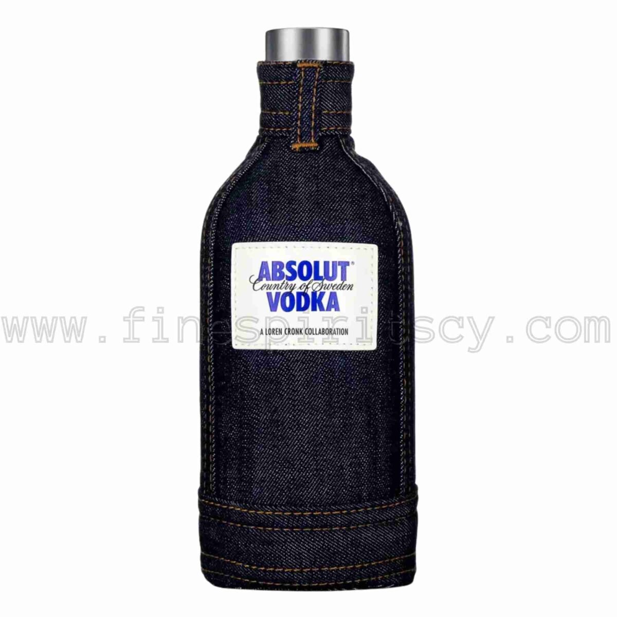 Absolut Denim 2013 Release Limited Edition 1000ml 100cl 1L litre liter