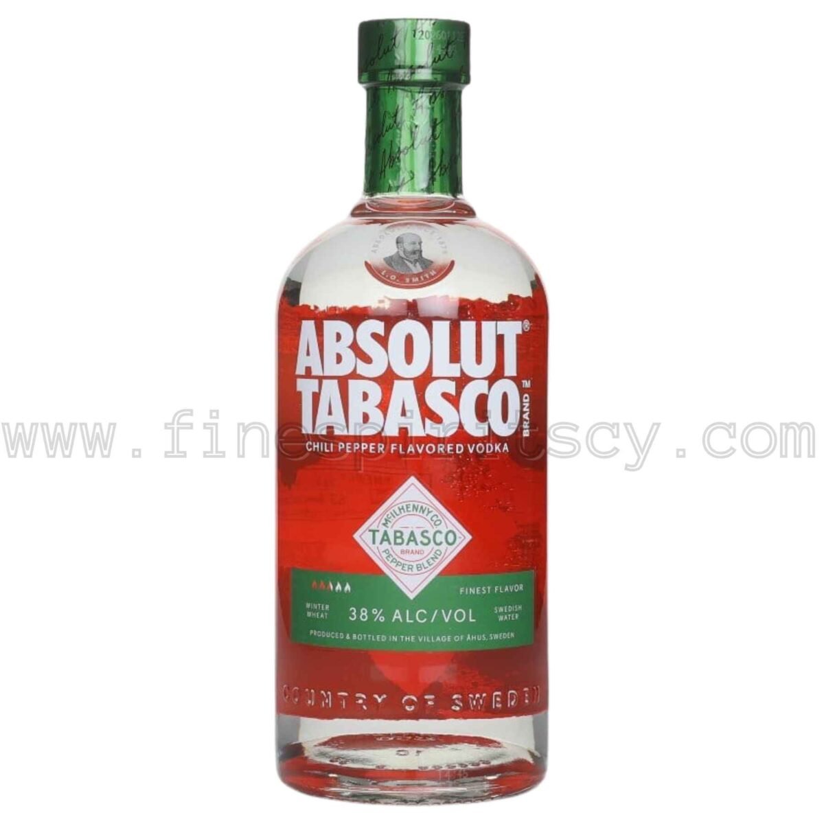 Absolut Tabasco 1000ml 100cl 1l liter litre