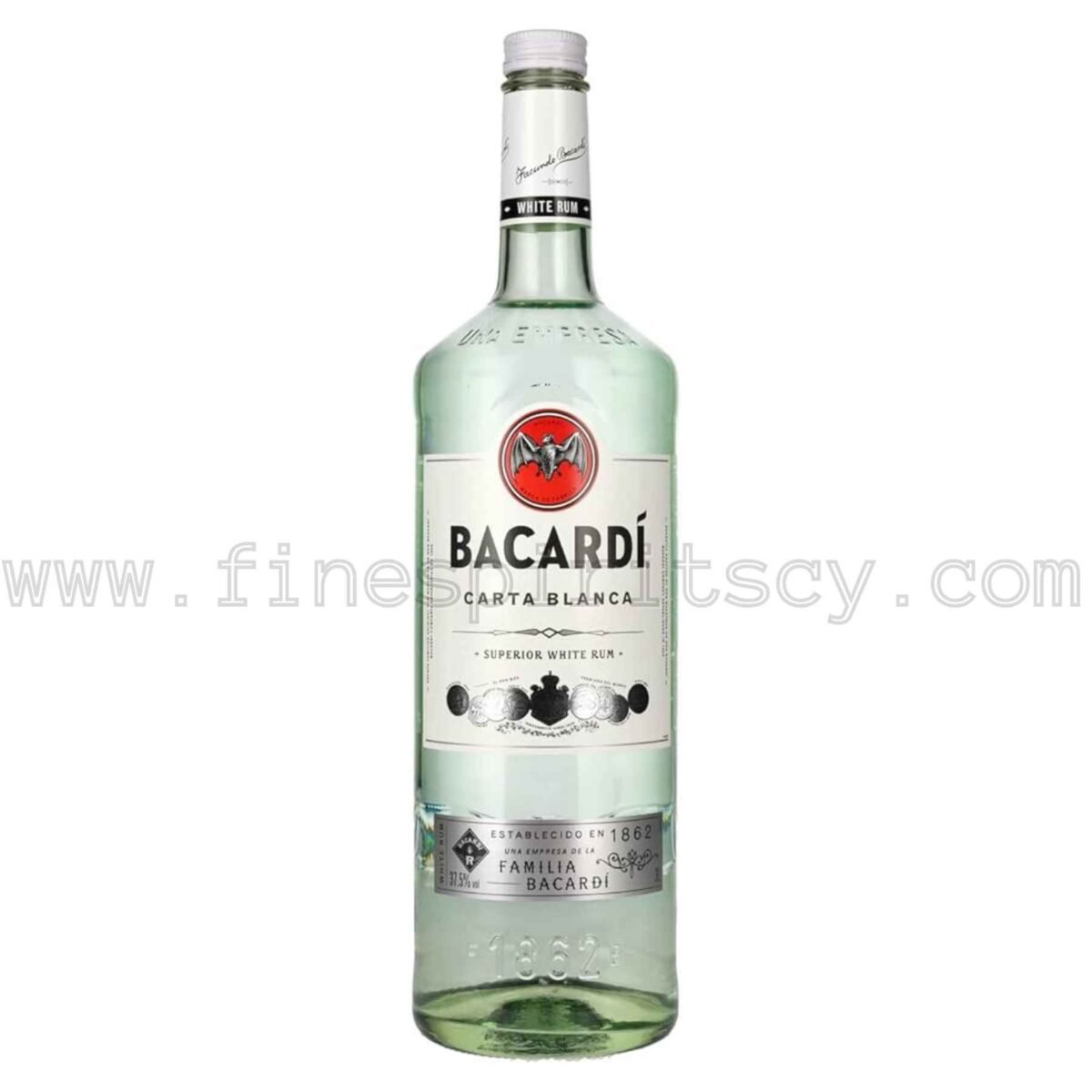 Bacardi Carta Blanca Superior White Rum 3000ml 300cl 3l 3 litre liter