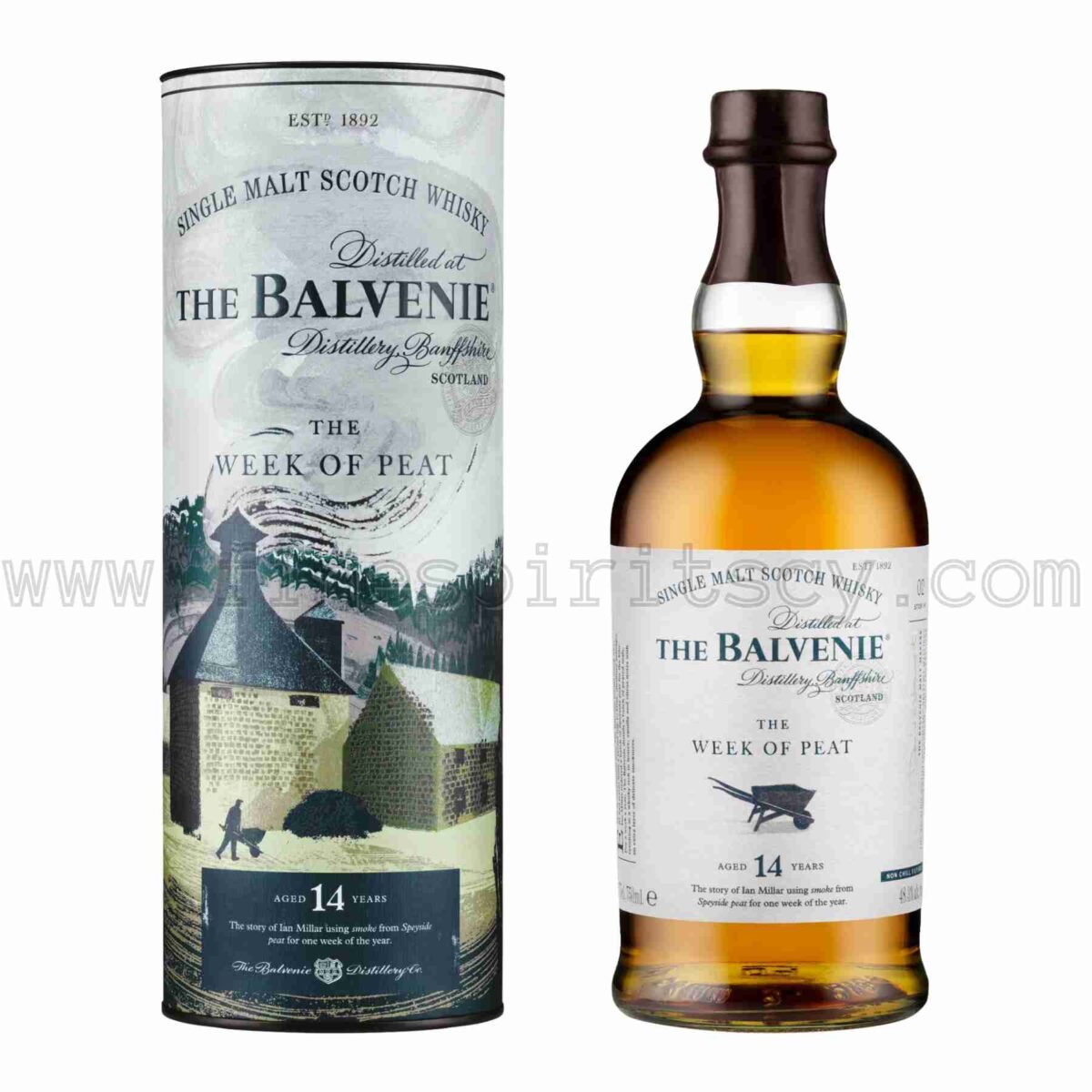 Balvenie 14 Year Old The Week of Peat 700ml 70cl 0.7L Stories