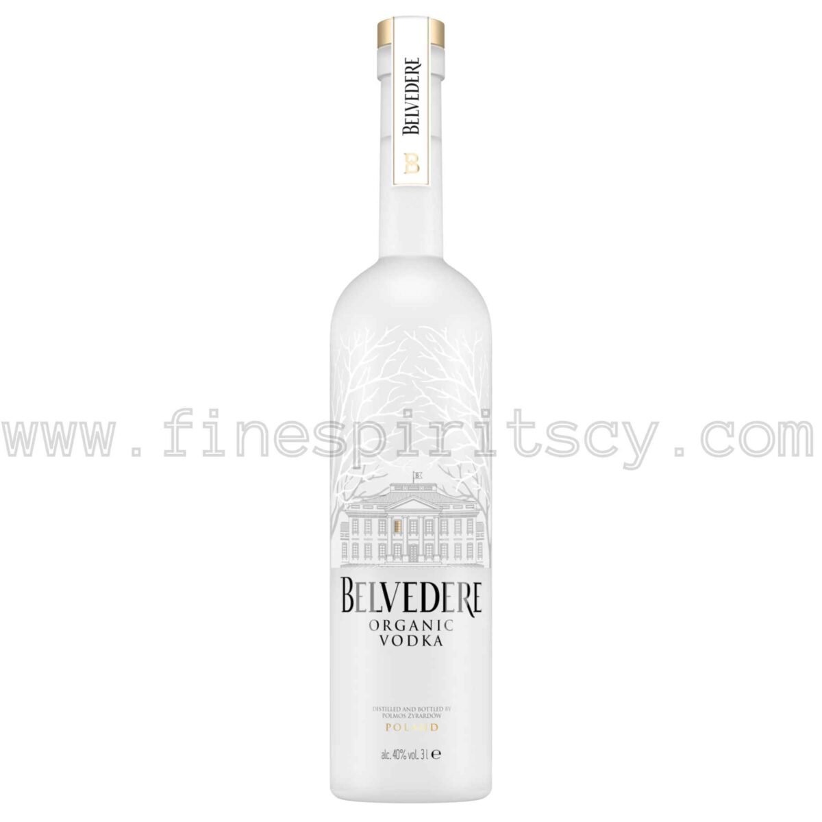 belvedere organic vodka 3000ml 3l 300cl 3litre 3liter magnum