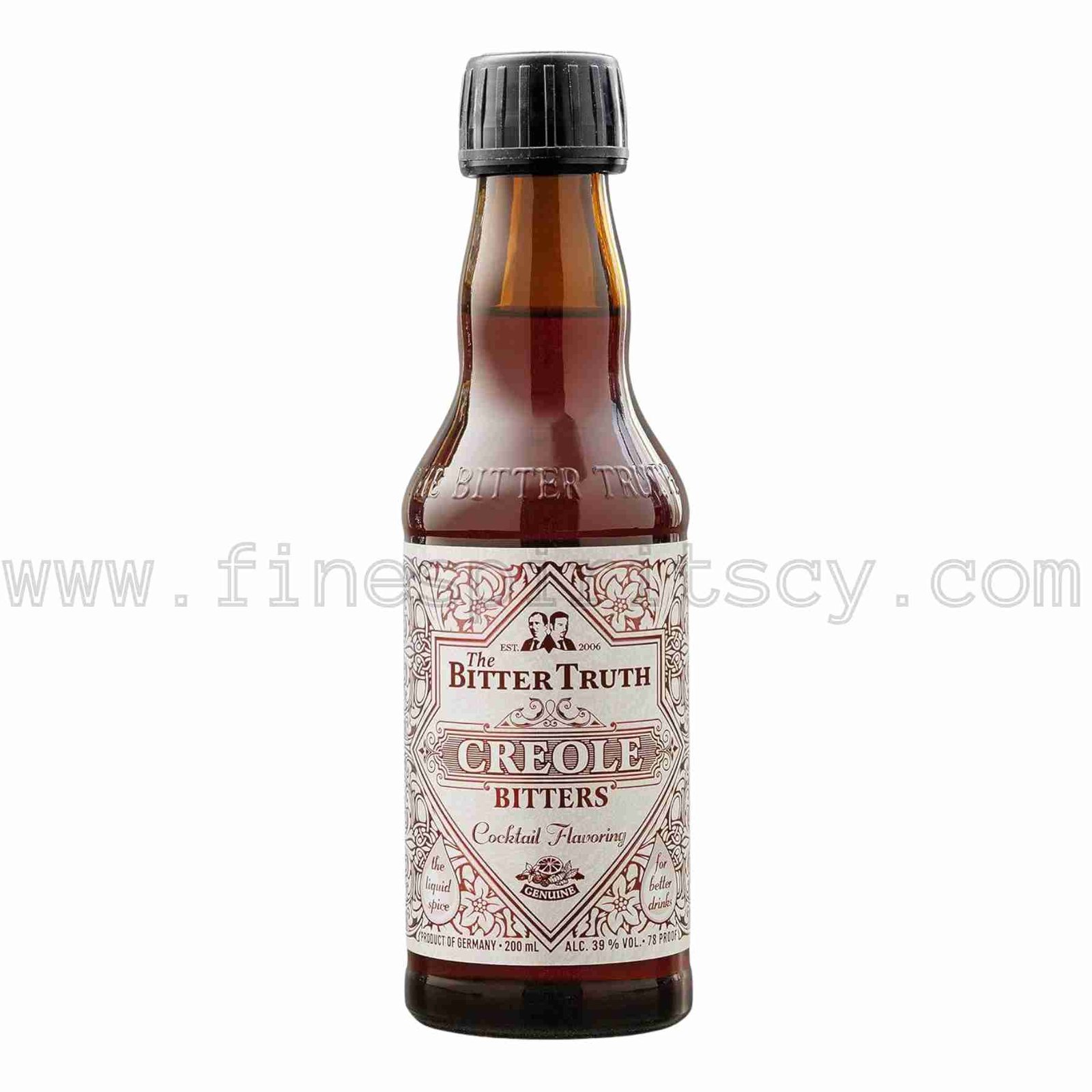 Bitter Truth Creole FSCY Bitter Truth Creole Cocktail Bitters 200ml 20cl 0.2L