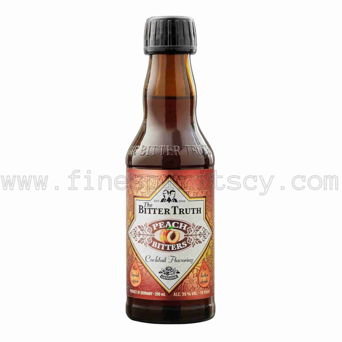 Bitter Truth Peach Cocktail Bitters 200ml 20cl 0.2L