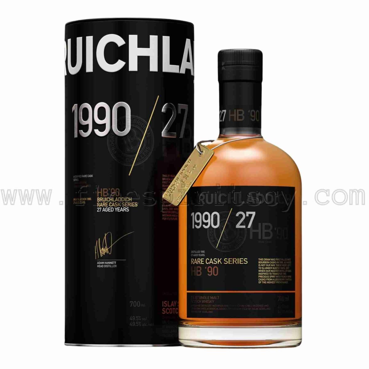 Bruichladdich HB 1990 27 Year Old Rare Cask Series 700ml 70cl 0.7L