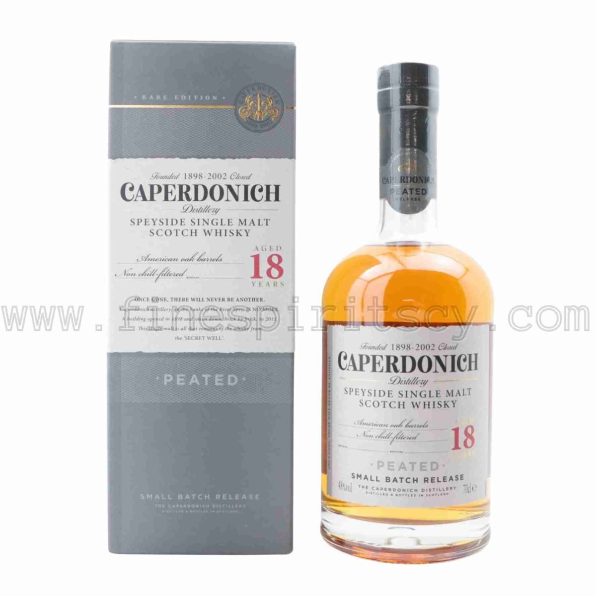 Caperdonich 18 Year Old Peated 700ml 70cl 0.7L