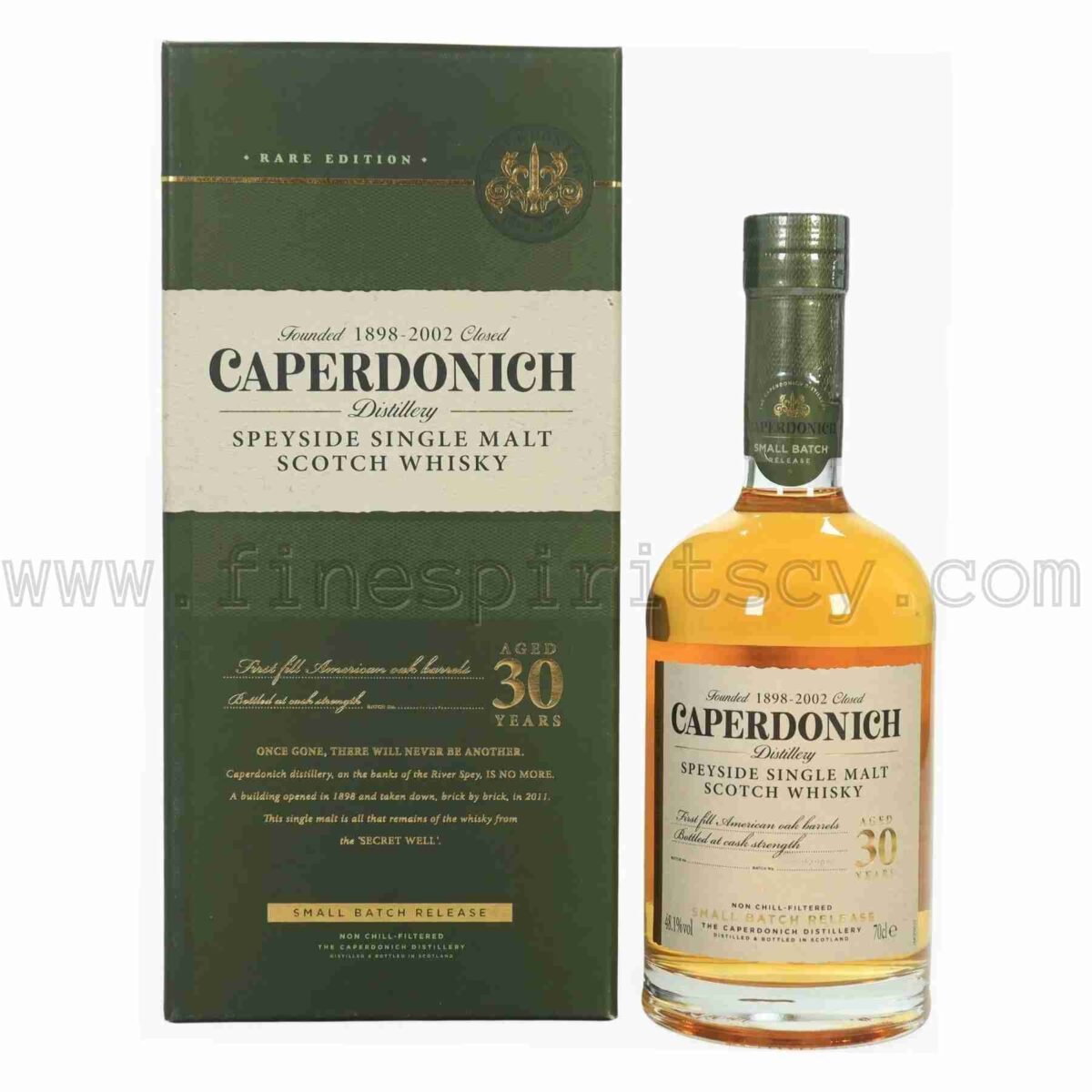 Caperdonich 30 Year Old 700ml 70cl 0.7L
