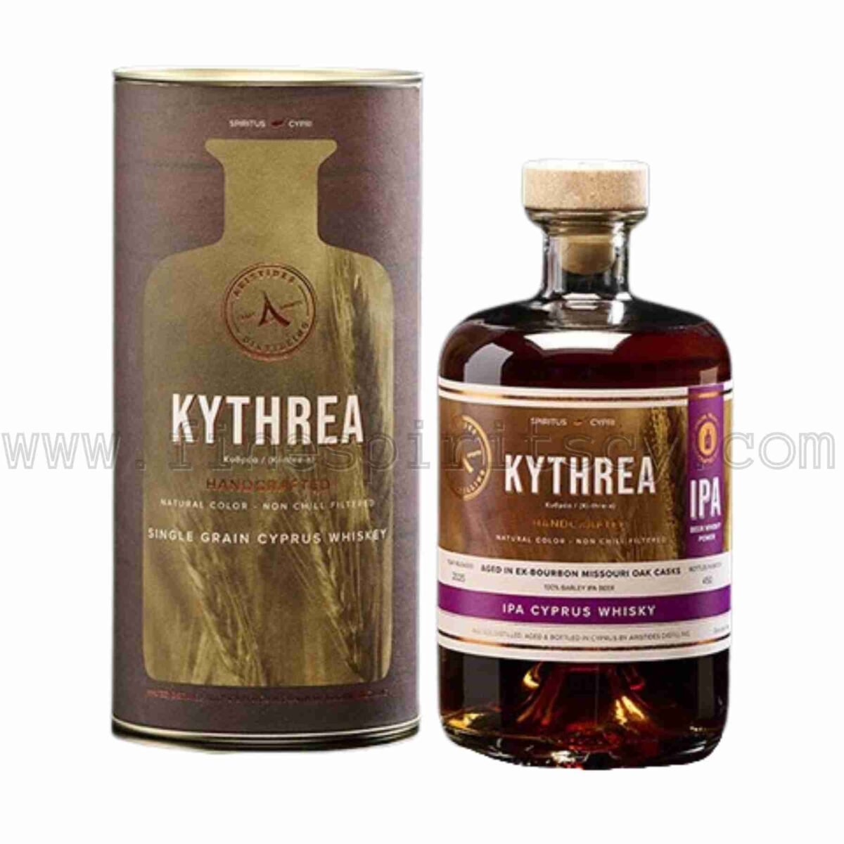 Kythrea IPA Cask Finish Single Grain Cyprus Whisky 700ml 70cl 0.7L