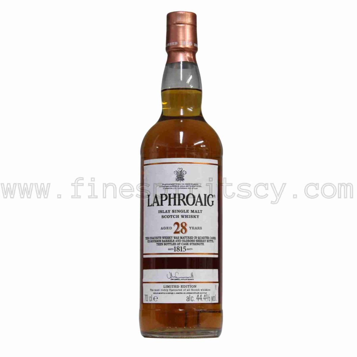 Laphroaig 28 Year Old 2018 Release 700ml 70cl 0.7L 44.4% With out Box Damaged labels
