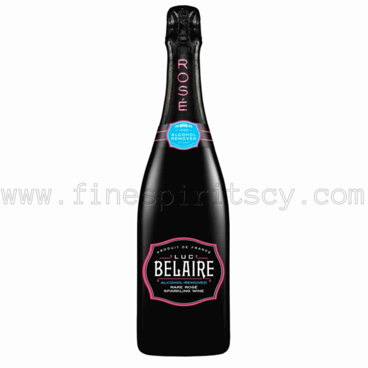 Luc Belaire Rare Rose Alcohol Free Removed France Sparkling Wine 750ml 75cl 0.75L