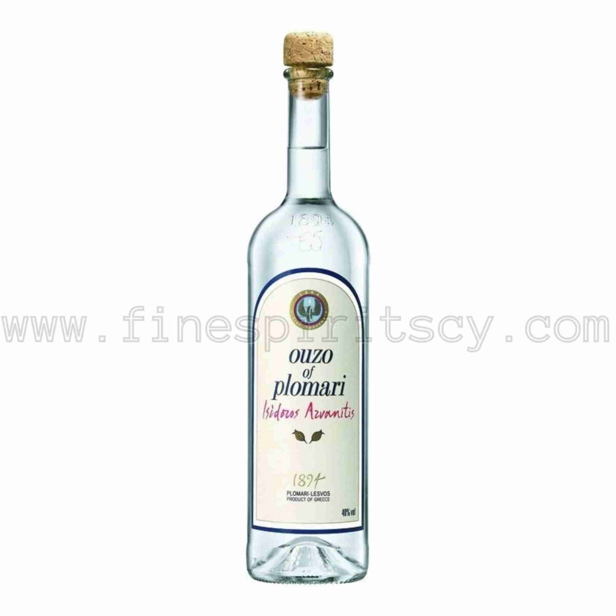 Ouzo Of Plomari 500ml 50cl 0.5L half liter litre