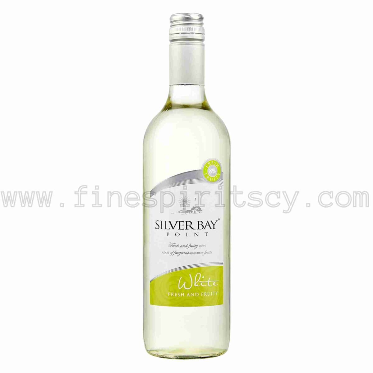 Silver Bay Point White Wine 750ml 75cl 0.75L