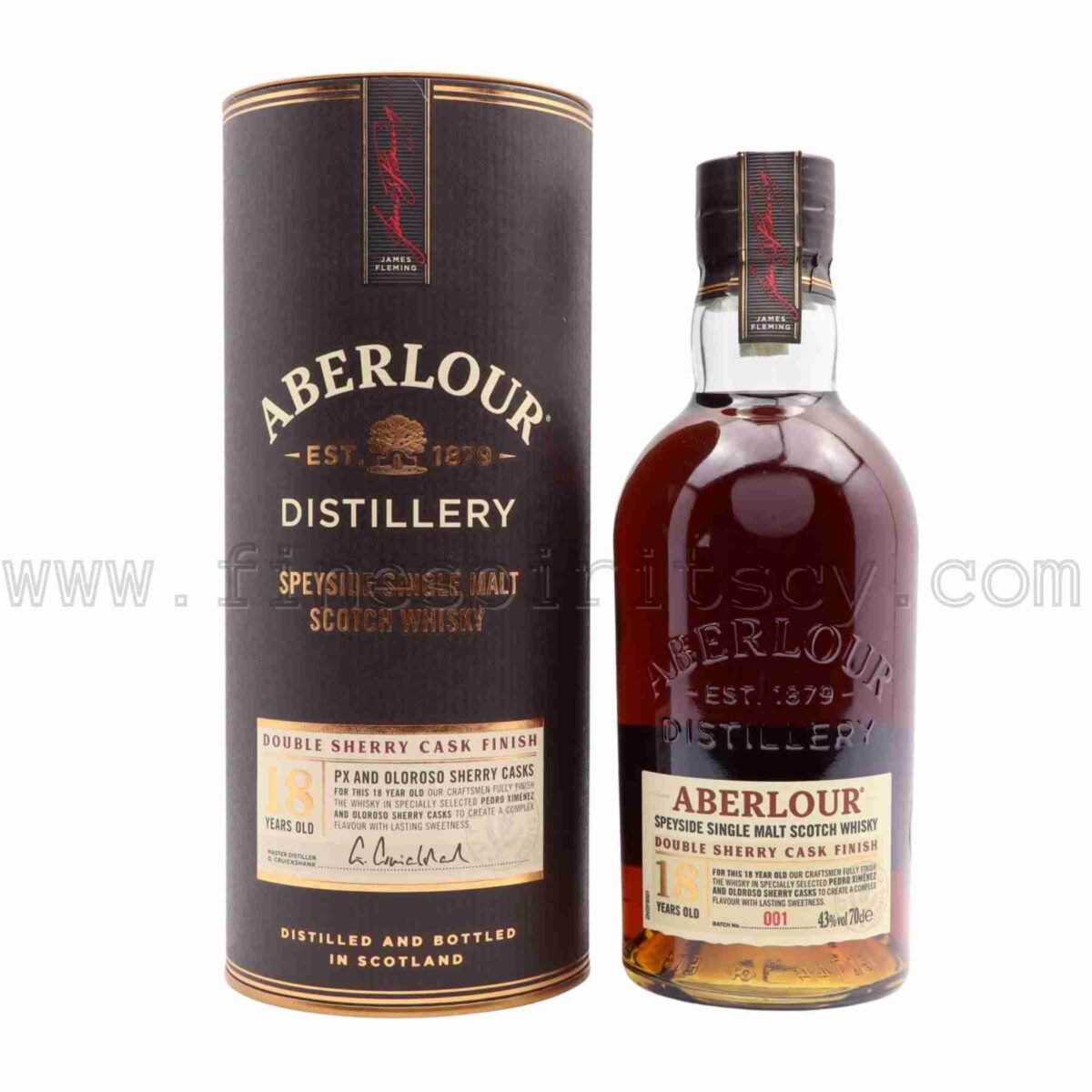 Aberlour 18 Year Old Double Sherry Cask 700ml 70cl 0.7L
