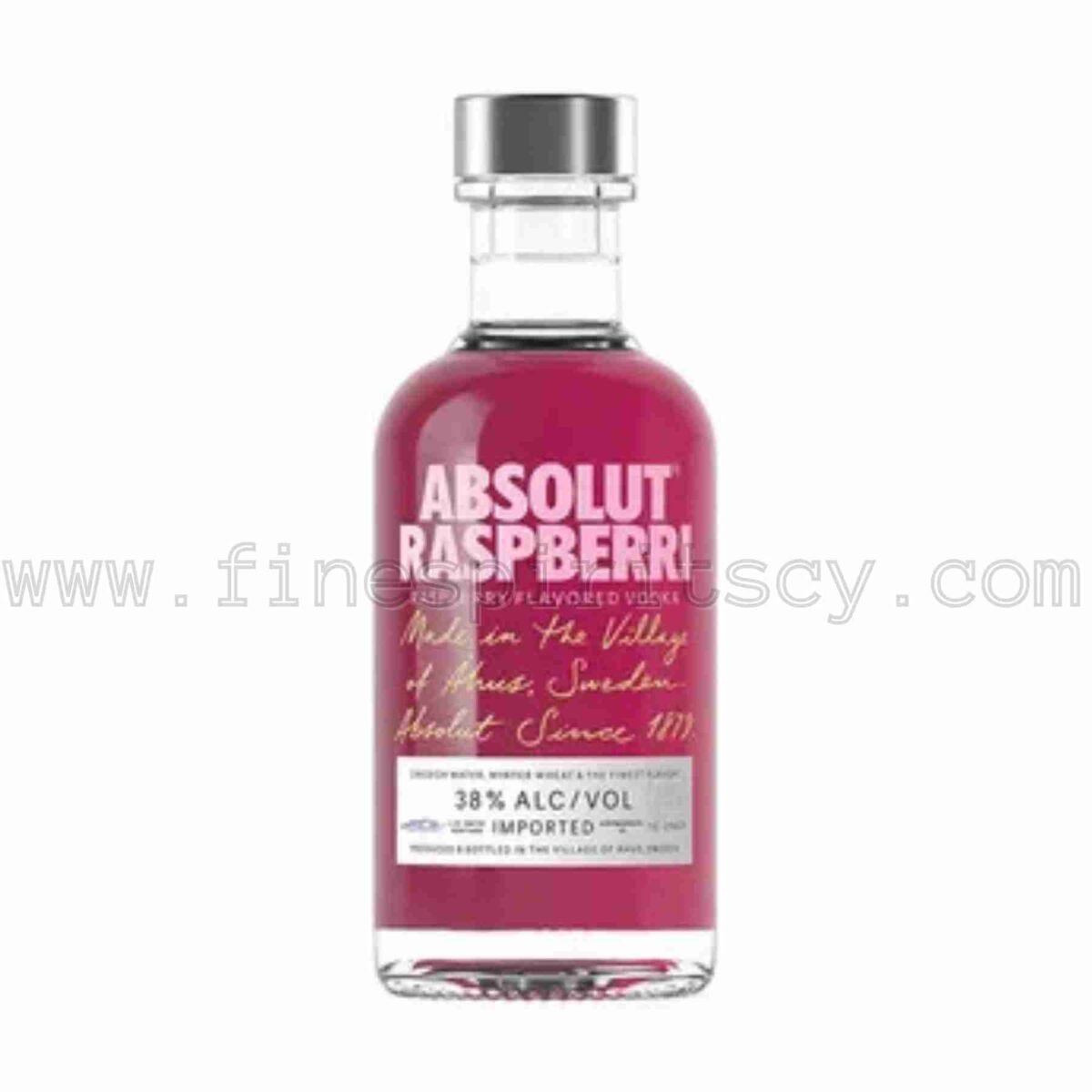 Absolut Raspberri Flavored Vodka Price Cyprus 200ml 20cl 0.2L