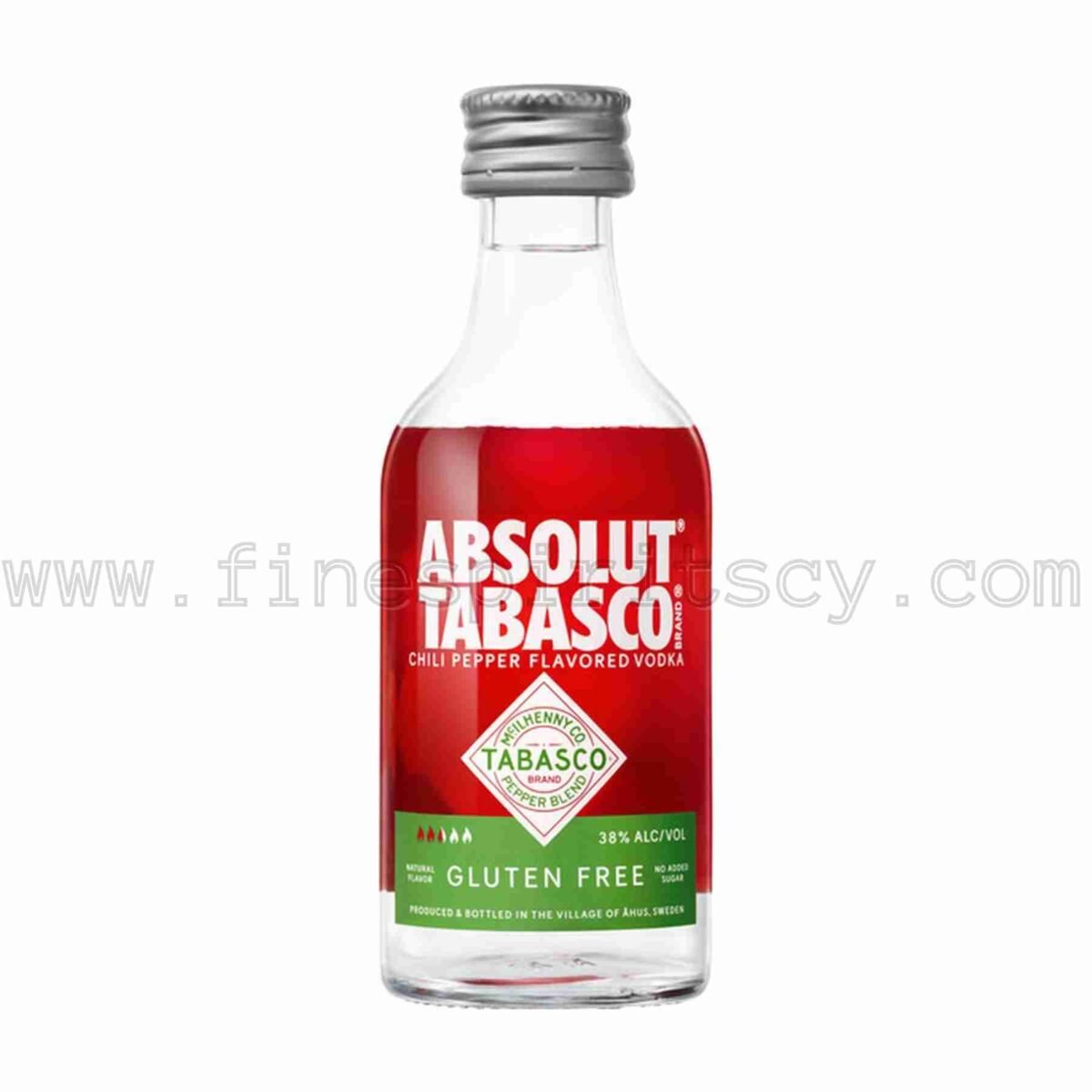 Absolut Tabasco 50ml 5cl 0.05l mini miniature