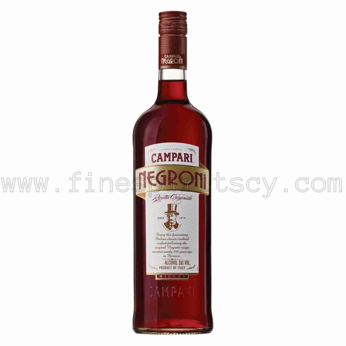 Campari Negroni 1000ml 100cl 1L litre liter ready to drink RTD cocktail