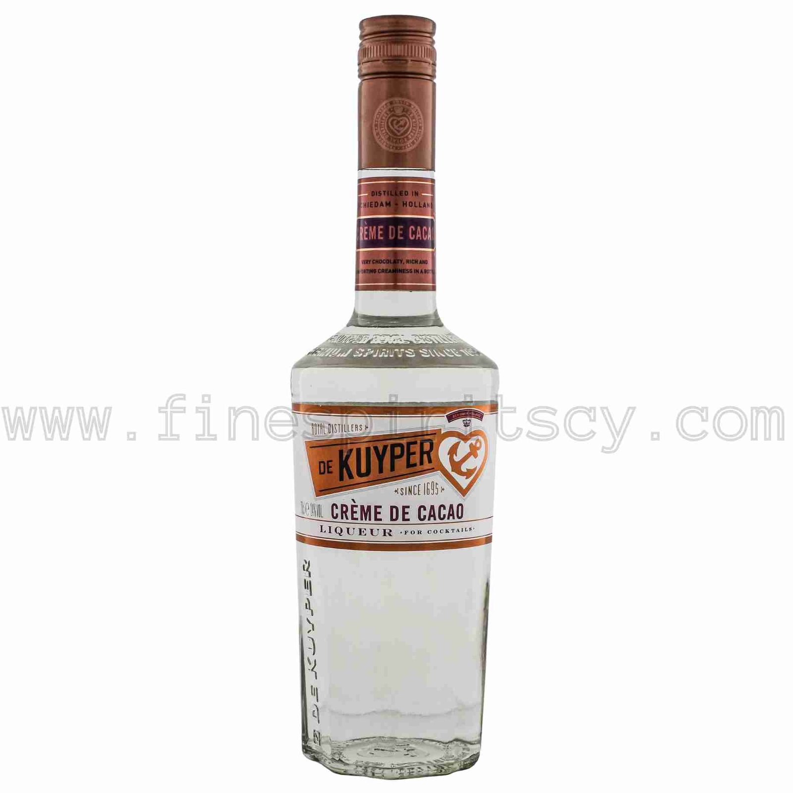 De Kuyper Creme De Cacao White FSCY De Kuyper Creme De Cacao White liqueur 700ml 70cl 0.7L
