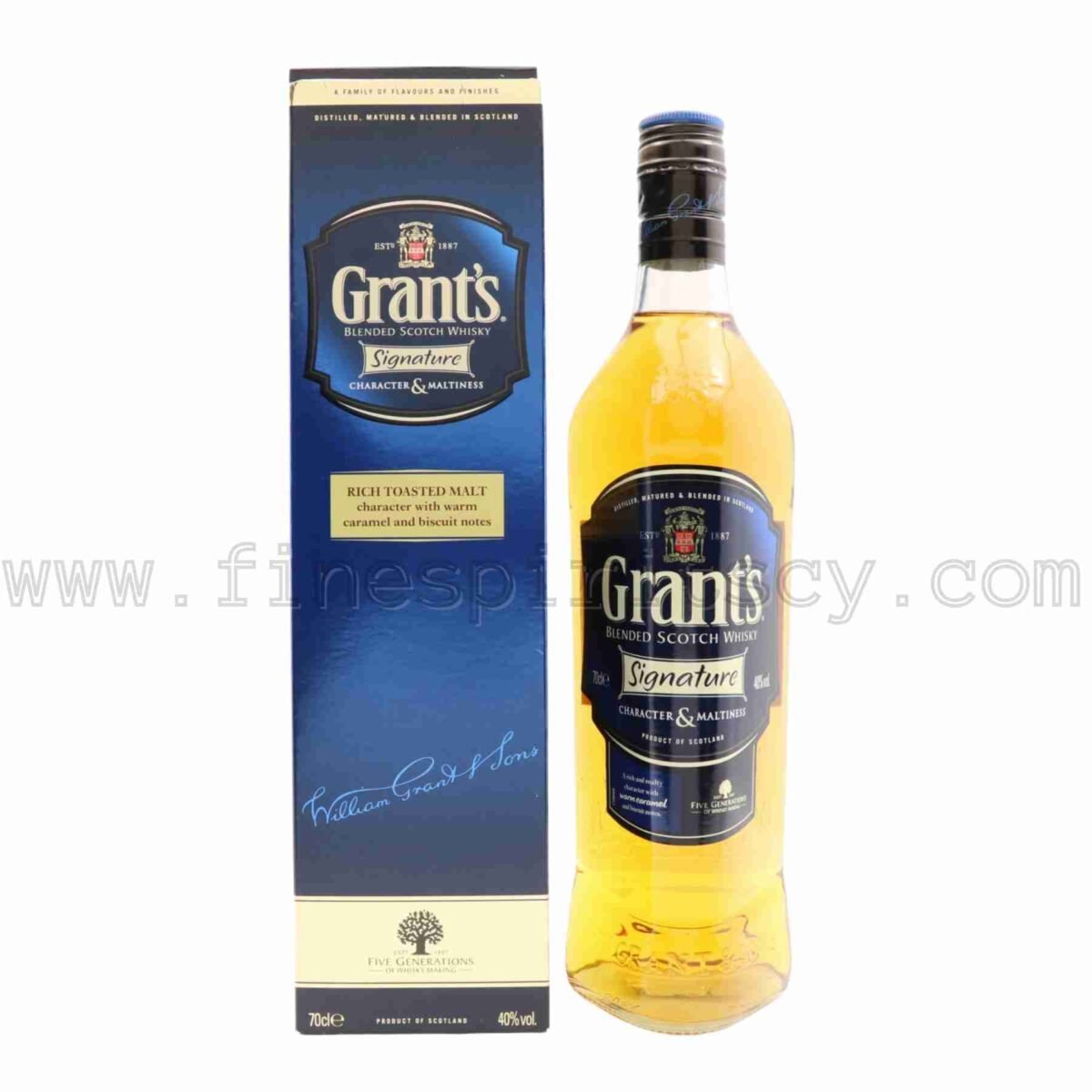Grants Signature Whisky 70cl 700ml 0.7L Blended Scotch Cyprus