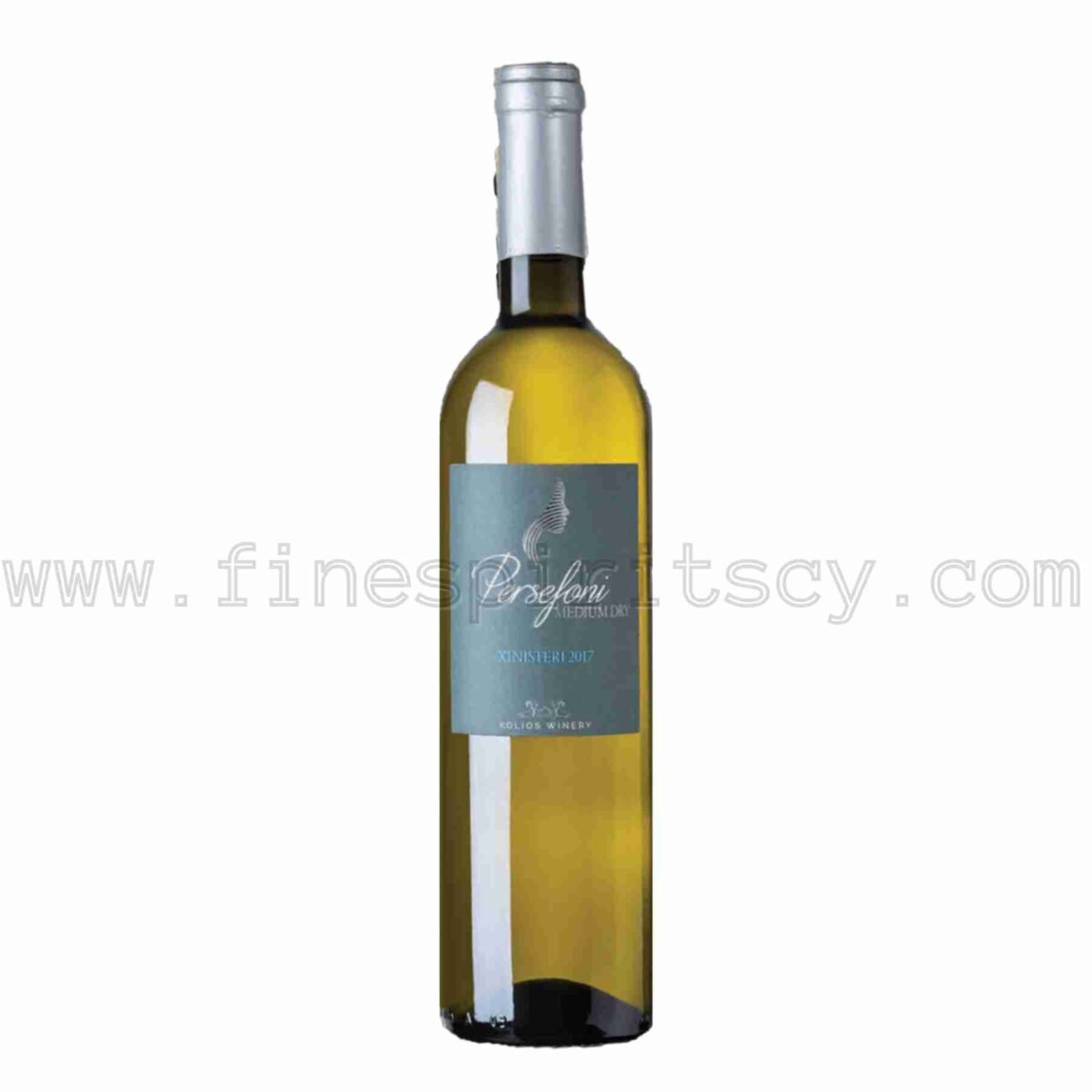 Kolios Persefoni Medium Dry Xinistery White Wine 750ml 75cl 0.75L