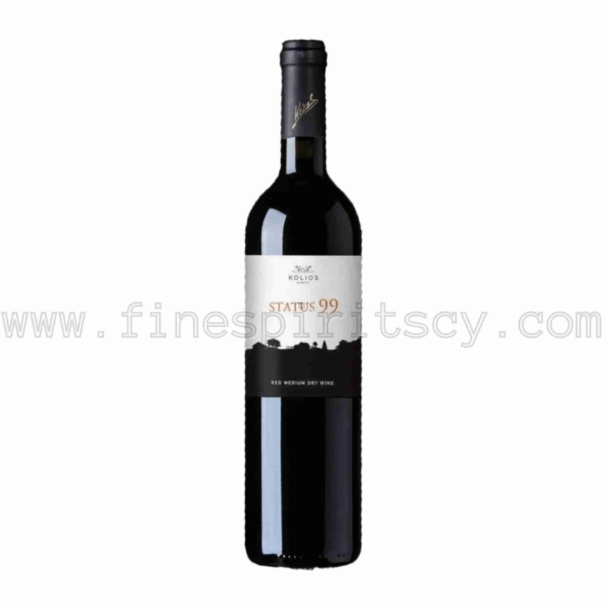 Kolios Status 99 Semi Dry Cabernet and Mourvedre 750ml 75cl 0.75L