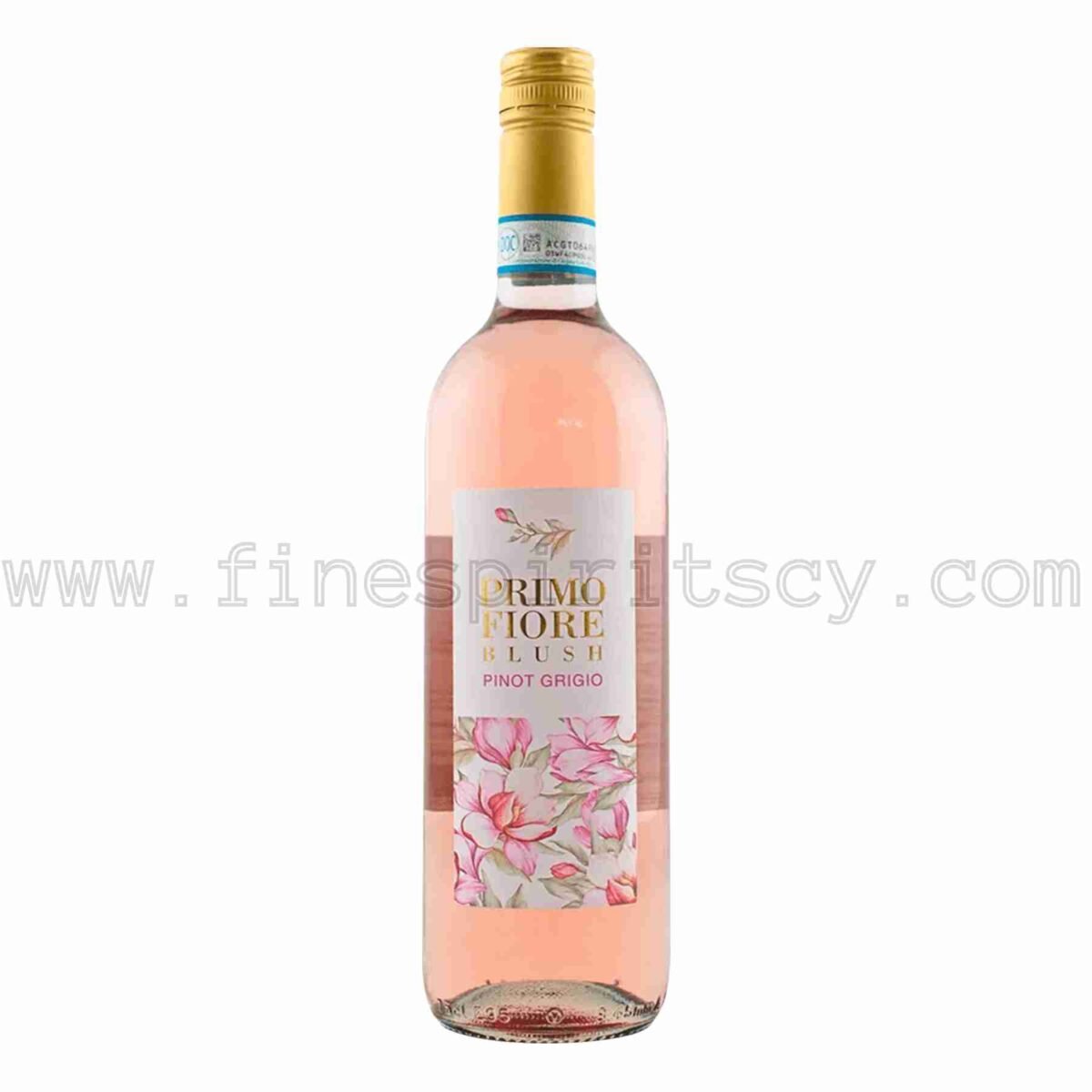 Primo Fiore Blush Pinot Grigio Rose Wine 750ml 75cl 0.75L