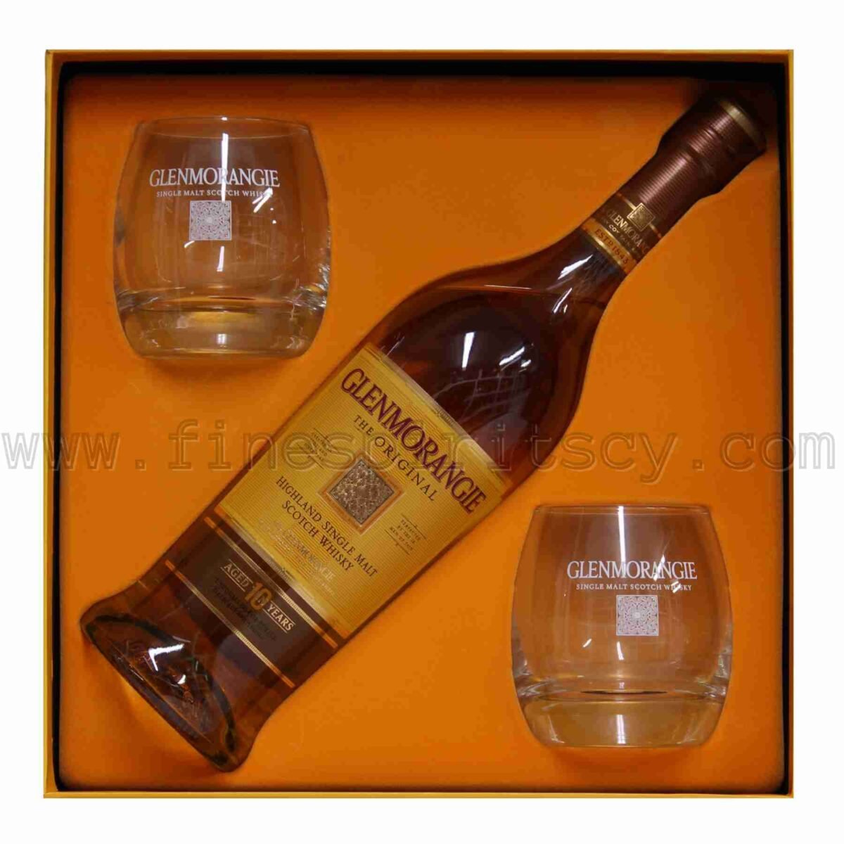 Glenmorangie 10 Year Old Gift Set with 2 Glasses 700ml 70cl 0.7L