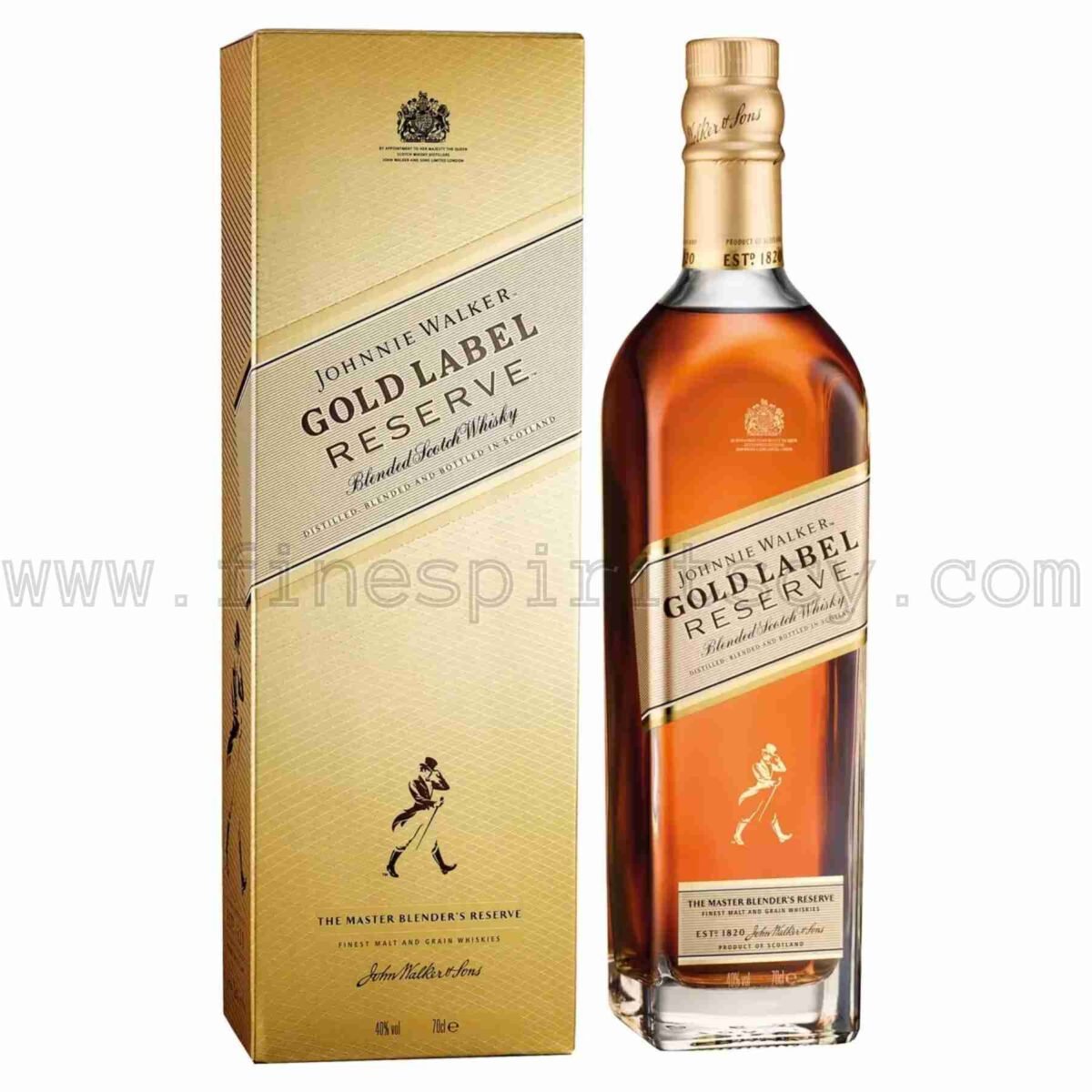 Johnnie Walker Gold Label Reserve 700ml 70cl 0.7L Old Bottling box