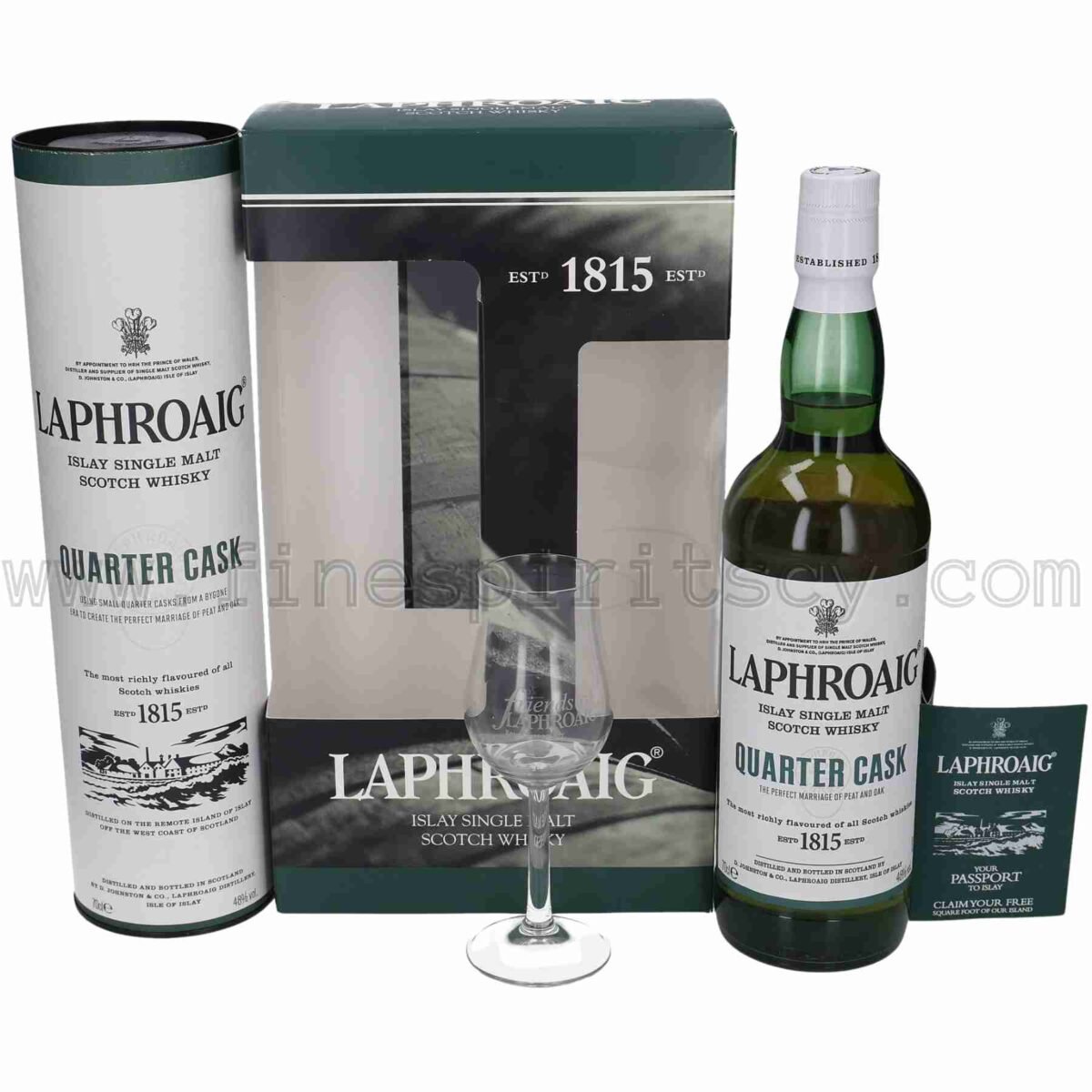 Laphroaig Quarter Cask + Glass 700ml 70cl 0.7L