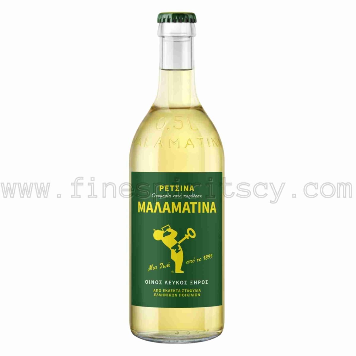 Malamatina Retsina 500ml 50cl 0.5L half litre liter