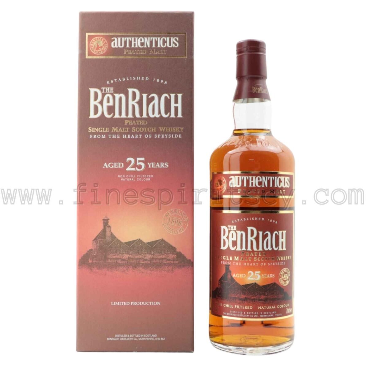 Benriach 25 Authenticus 700ml 46%