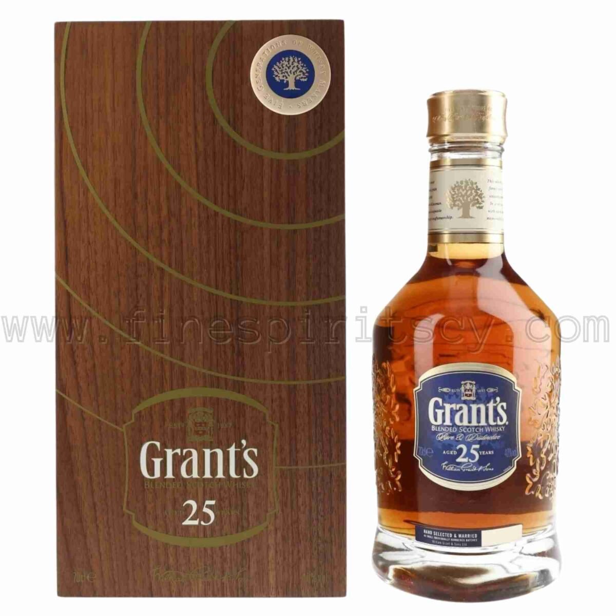Grants 25 Year Old 700ml 70cl 0.7l 40%