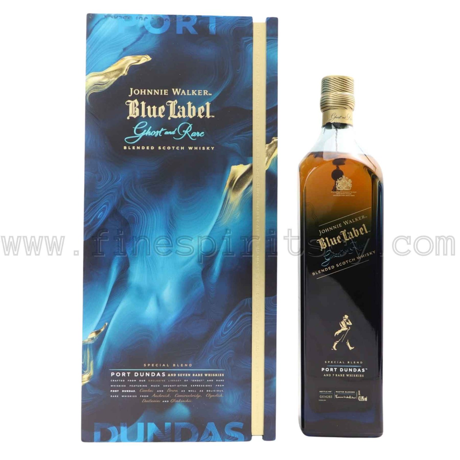 JW PORT DUNDAS 1L FSCY Johnnie Walker Blue Label Ghost And Rare Port Dundas 1000ml 100CL 1L LITRE LITER 43,8%