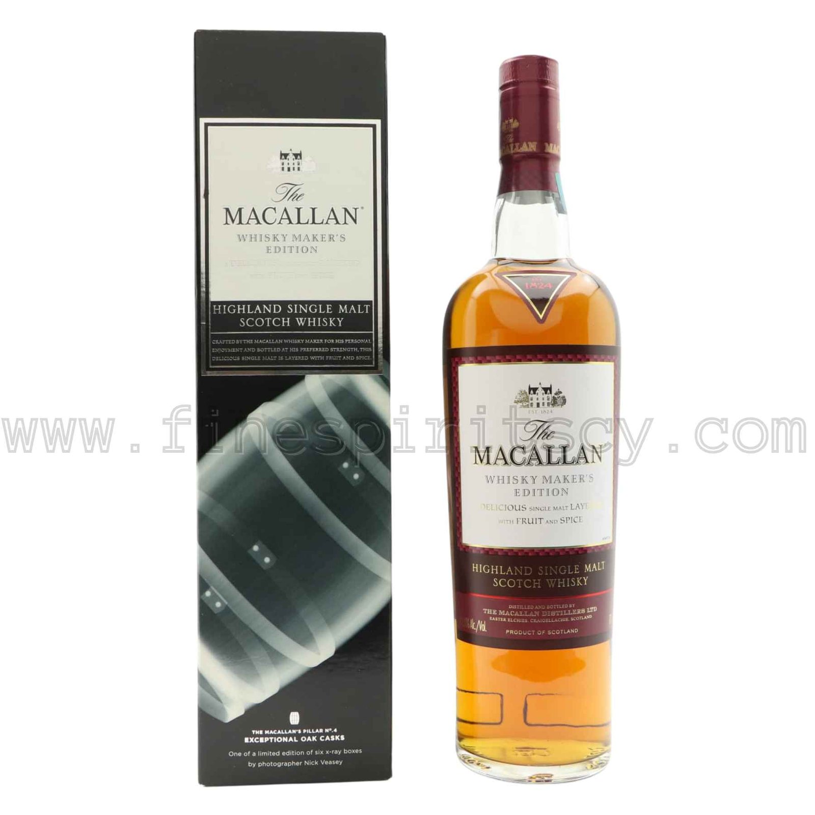 Macallan Whisky Makers No4 FSCY Macallan Whisky Makers Edition 700ml 70cl 0.7L No.4 Exceptional Oak Casks